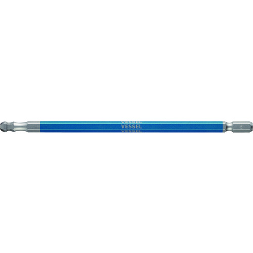 トラスコ中山 ベッセル 剛彩ビット (片頭ボールポイント) 対辺6×150mm(ご注文単位1本)【直送品】
