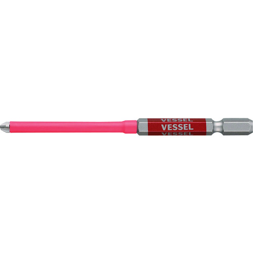 トラスコ中山 ベッセル 剛彩ビットチューブ付 +2×100mm GSC162100(ご注文単位1本)【直送品】
