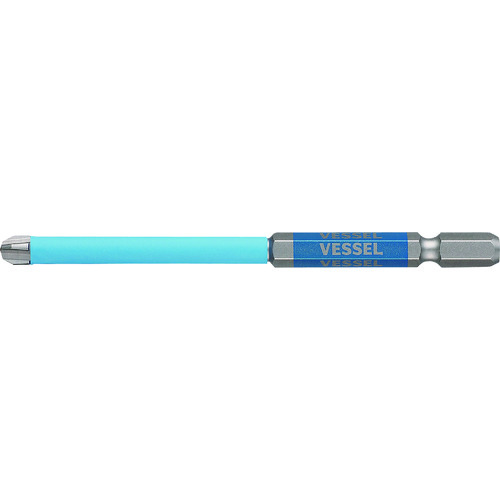 トラスコ中山 ベッセル 剛彩ビットチューブ付 +3×100mm GSC163100(ご注文単位1本)【直送品】
