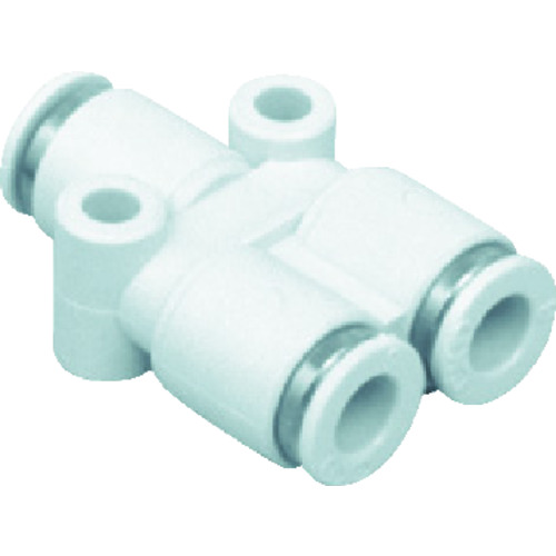 トラスコ中山 CKD ニュージョイント Y形チーズタイプ 適合チューブ外径:4mm/4mm(ご注文単位1個)【直送品】