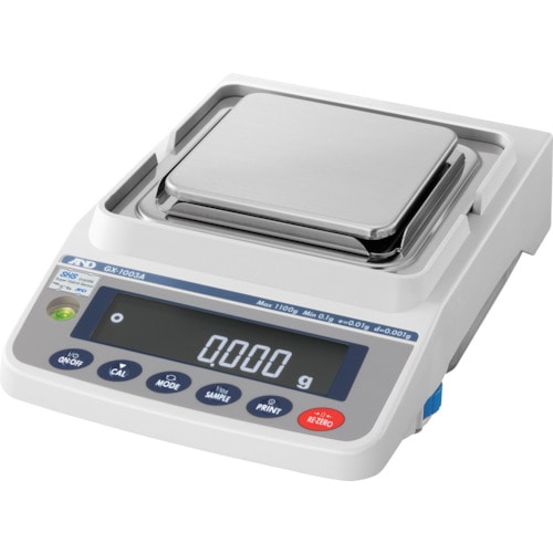 トラスコ中山 A&D 汎用電子天びん 内蔵分銅付き 1100g/0.001g(ご注文単位1台)【直送品】