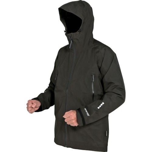 トラスコ中山 TRUSCO ゴアテックスワークレインウェア ブラック S(ご注文単位1着)【直送品】