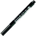 トラスコ中山 JTX 179144)ホワイトボードマーカー細字黒H007J-BK (ご注文単位1本)【直送品】
