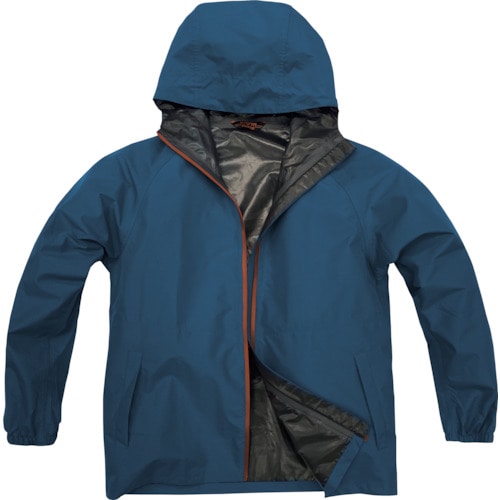 トラスコ中山 弘進ゴム B-1100 透湿LIGHTレインスーツ ブルー M(ご注文単位1着)【直送品】