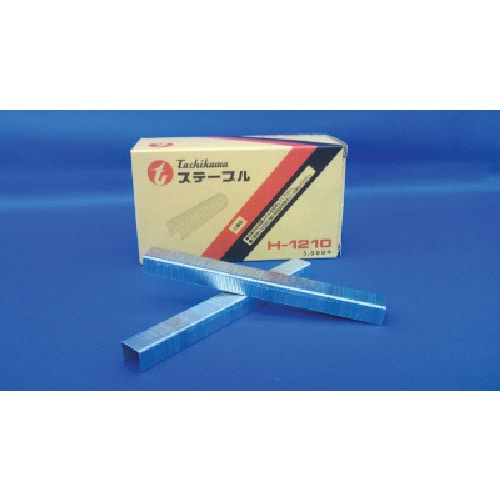 トラスコ中山 タチカワ ステープル 肩幅12mm 長さ16mm 5000本入り(ご注文単位1ケース)【直送品】