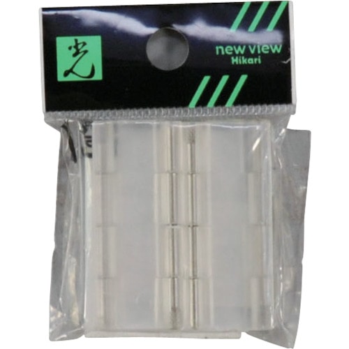 トラスコ中山 光 ABS蝶番(4入)×:個 〇:袋(ご注文単位1袋)【直送品】