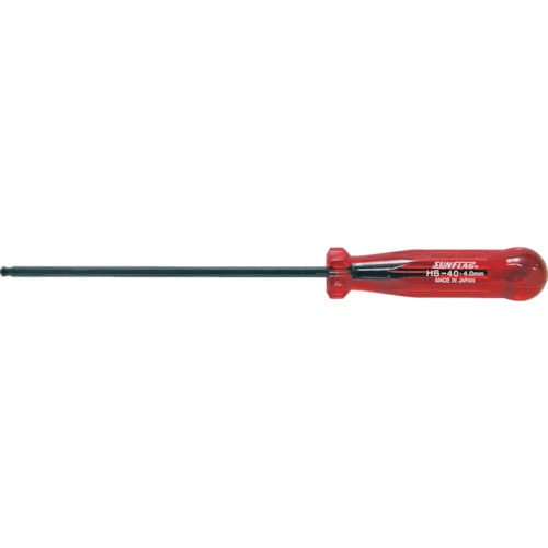 トラスコ中山 サンフラッグ ボールポイントドライバー 4.0mm(ご注文単位1本)【直送品】