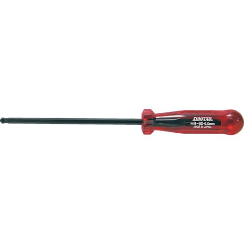 トラスコ中山 サンフラッグ ボールポイントドライバー 6.0mm(ご注文単位1本)【直送品】