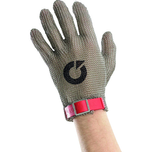 トラスコ中山 EUROFLEX 突刺し防止 耐切創クサリ手袋 コンフォート 1枚 ショートS(ご注文単位1枚)【直送品】