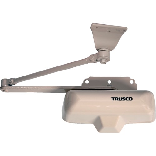 トラスコ中山 TRUSCO インテリアホームクローザー 開閉力調整機能付き アイボリー(ご注文単位1台)【直送品】