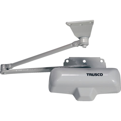 トラスコ中山 TRUSCO インテリアホームクローザー 開閉力調整機能付き ホワイト(ご注文単位1台)【直送品】