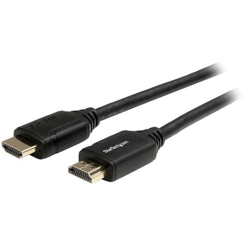 トラスコ中山 スターテック HDMI 2.0ケーブル/3m/4K60Hz/プレミアム認証/オス・オス/BK(ご注文単位1袋)【直送品】