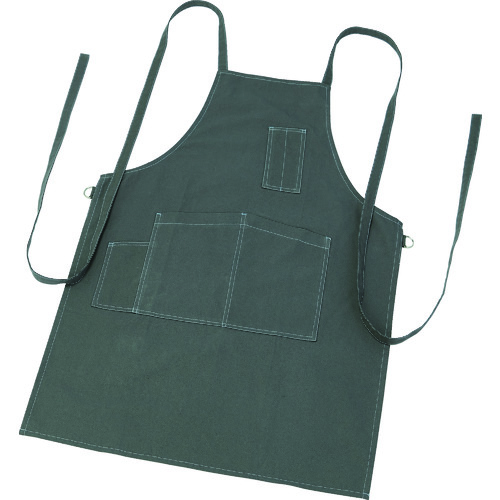 トラスコ中山 TRUSCO キャンバスエプロン たすきタイプ グレー(ご注文単位1枚)【直送品】