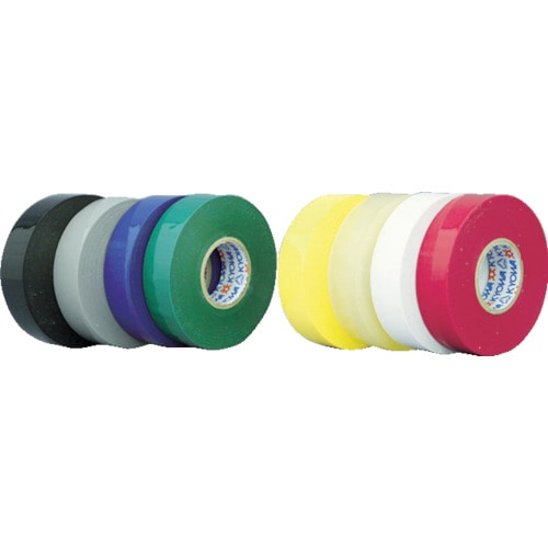 トラスコ中山 パイロン ビニルテープ 19mm×10m 透明 10巻入り(ご注文単位1パック)【直送品】