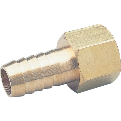 トラスコ中山 ASOH 内ネジホースニップル PT1/2XΦ12.7(ご注文単位1個)【直送品】