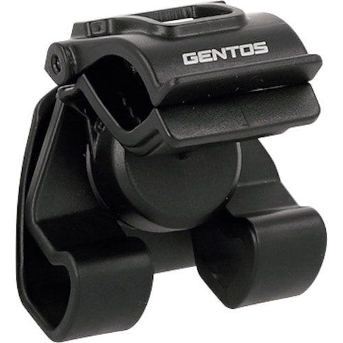 トラスコ中山 GENTOS ペンライト用ヘルメットホルダー 角度調整前後40°(ご注文単位1個)【直送品】