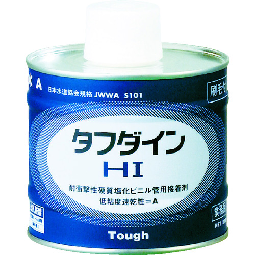 トラスコ中山 クボタケミックス 塩ビ用接着剤 タフダインHI 100G(ご注文単位1缶)【直送品】
