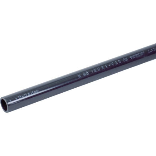 トラスコ中山 クボタケミックス 耐衝撃塩ビパイプ HI-VP 13X1M(ご注文単位1本)【直送品】