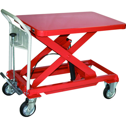 トラスコ中山 TRUSCO ハンドリフター 500kg 600X900 オレンジ 115-7822(ご注文単位1台)【直送品】