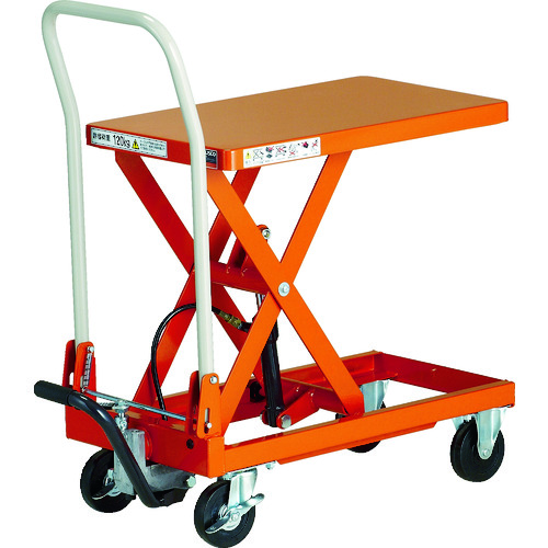 トラスコ中山 TRUSCO ハンドリフター 150kg 折りたたみ式400X720(ご注文単位1台)【直送品】