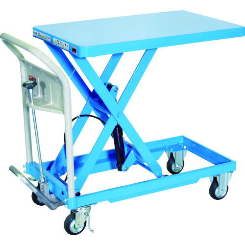 トラスコ中山 TRUSCO ハンドリフター 250kg 500X800 ブルー(ご注文単位1台)【直送品】