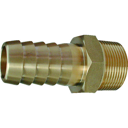 トラスコ中山 ASOH ホース用継手 デカニップル PT1-1/2×Φ40(RoHS)(ご注文単位1個)【直送品】