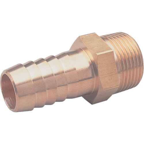 トラスコ中山 ASOH ホースニップル PT1/8XΦ7(ご注文単位1個)【直送品】