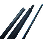 トラスコ中山 TRUSCO TRUSCO 耐熱150℃収縮チューブ 収縮前内径4.8mm 長さ1m 10本入り 黒(ご注文単位1袋)【直送品】