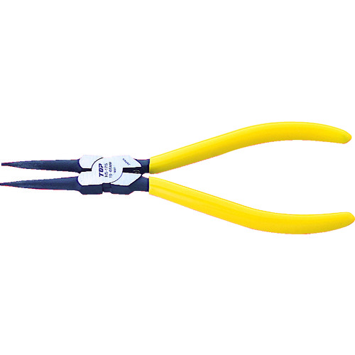 トラスコ中山 TOP スナップリングプライヤ穴用直爪 175mm 使用範囲19~65mm(ご注文単位1個)【直送品】