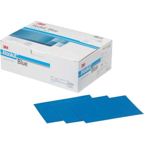 トラスコ中山 3M ブルーサンディングシート 75X110mm #120 (100枚入)(ご注文単位1箱)【直送品】