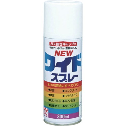 トラスコ中山 ニッぺ ニューワイドスプレー 300ml イエロー HSJ511-300(ご注文単位1本)【直送品】