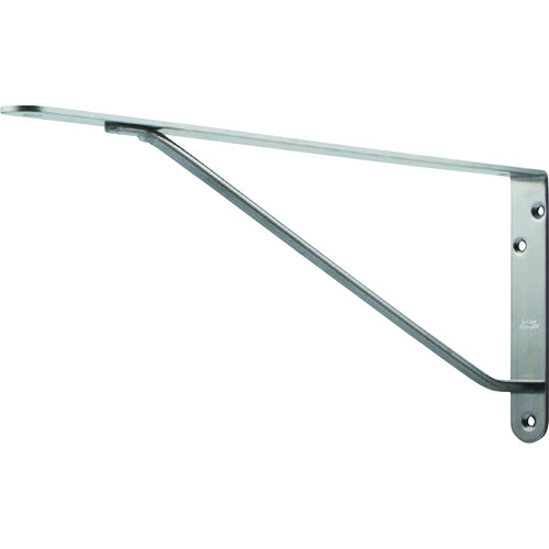 トラスコ中山 MK ハッピー ステンレス棚受 120mmX240mm HL(ご注文単位1本)【直送品】