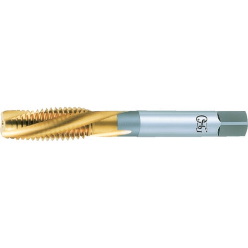 トラスコ中山 OSG TiNコーティング高速シンクロタップ(逆ねじれメートルねじ用) M14 ピッチ1.5mm 20751(ご注文単位1本)【直送品】