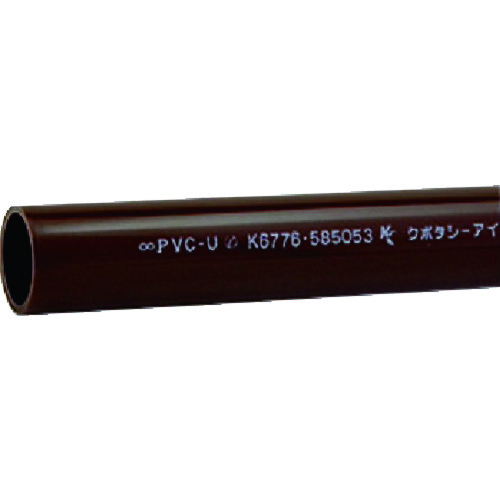 トラスコ中山 クボタケミックス 耐熱塩ビパイプ HT-VP 13X0.25M(ご注文単位1本)【直送品】