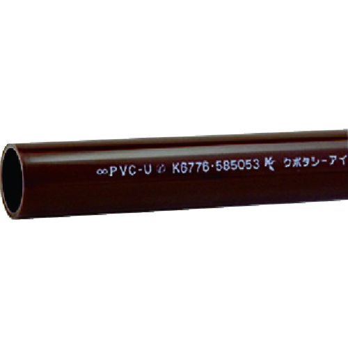 トラスコ中山 クボタケミックス 耐熱塩ビパイプ HT-VP 20X0.5M(ご注文単位1本)【直送品】