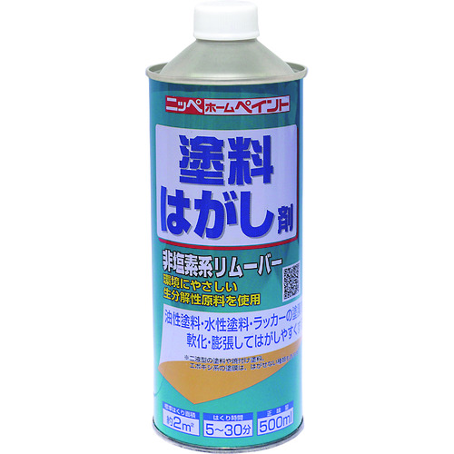 トラスコ中山 ニッぺ 塗料はがし剤 500ml HUW001-500(ご注文単位1本)【直送品】