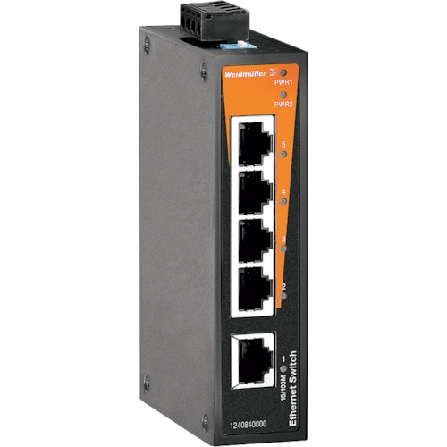 トラスコ中山 ワイドミュラー IE-SW 産業用スイッチングHUB 5ポート 1240840000(ご注文単位1台)【直送品】