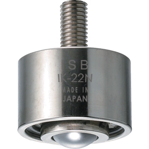 トラスコ中山 ISB 下向用ボールキャスター イグチベアー IK-22N スチール製（ご注文単位1個）【直送品】