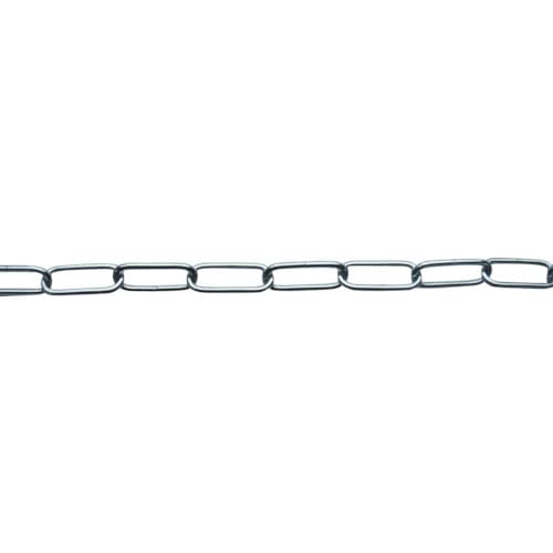 トラスコ中山 ニッサチェイン 鉄ユニクロリンクCタイプ 3.0mmX30M（ご注文単位1本）【直送品】