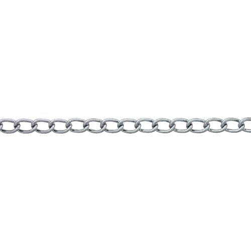 トラスコ中山 ニッサチェイン 鉄クロームマンテル 2.6mm×30m(ご注文単位1本)【直送品】