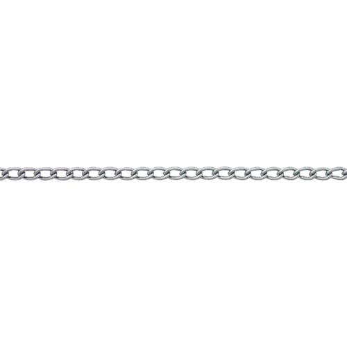 トラスコ中山 ニッサチェイン 鉄クロームマンテル 2.0mm×30m(ご注文単位1本)【直送品】