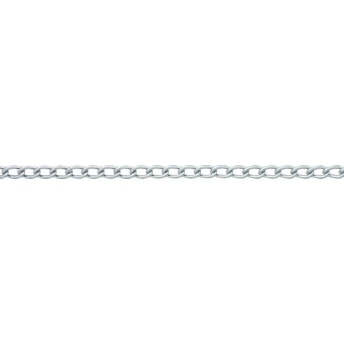 トラスコ中山 ニッサチェイン 鉄クロームマンテル 1.6mm×30m（ご注文単位1本）【直送品】