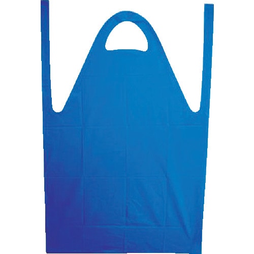 トラスコ中山 積水 バリカルエプロン S 青(ご注文単位1枚)【直送品】