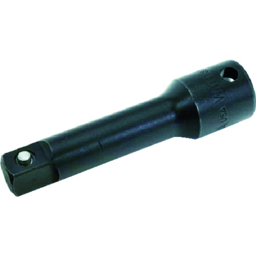 トラスコ中山 WILLIAMS インパクト用エクステンションバー 3/8ドライブ 6インチ 差込角9.5mm 全長76mm(ご注文単位1個)【直送品】