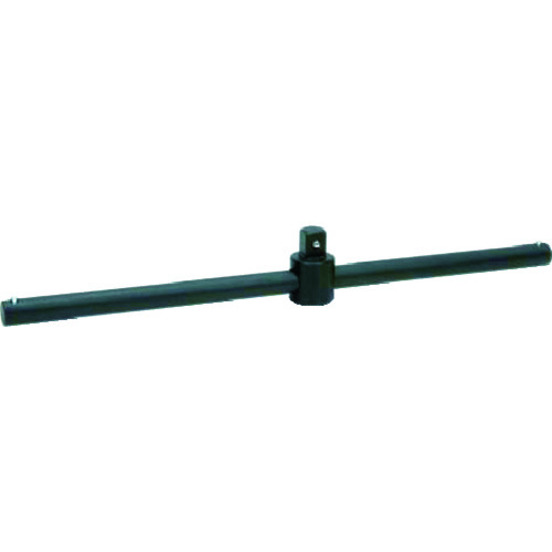 トラスコ中山 WILLIAMS スライドTハンドル 3/4 ブラック仕上げ 全長490mm(ご注文単位1個)【直送品】