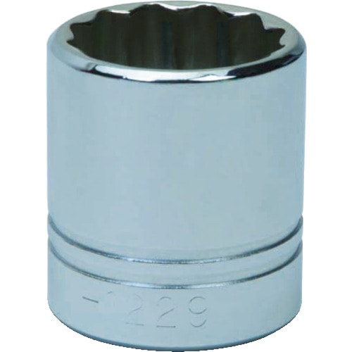 トラスコ中山 WILLIAMS 1/2ドライブ ソケット 12角 24mm(ご注文単位1個)【直送品】