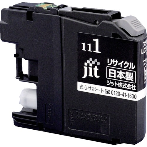 トラスコ中山 ジット ブラザー LC111BK対応 ジットリサイクルインク JIT-B111B ブラック(ご注文単位1本)【直送品】