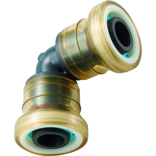 トラスコ中山 クボタケミックス Jワンクイック2JOQ2-Lエルボ16PB(ご注文単位1個)【直送品】