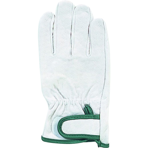 >トラスコ中山 おたふく JW 825白 手首 マジック止(PL) L(ご注文単位1組)【直送品】