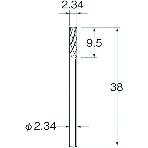 トラスコ中山 リューター 精密加工用超硬カッターK1632(ご注文単位1袋)【直送品】